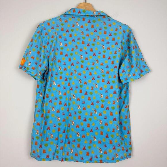 Exclusive Disney Vacation Club Member Only Moonlight Magic Button Down Shirts S - Picture 5 of 8